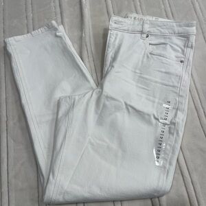 American Eagle White 12 LONG Pants